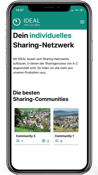 Die IDEAL Sharing App